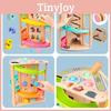 Wooden Toy Toddler Creative Play With Rotating Slide Car For Cognitive Growth