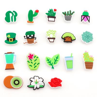 Аксессуары для обуви Шармы Подходят для мальчиков девочек детей женщин Трава Рождественские подарки Сувениры для вечеринки по случаю дня рождения Значки Украшения 1 шт.