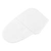 Взрослые эластичные силиконовые белые бахилы для обуви, водонепроницаемые, противоскользящие защитные чехлы(L)