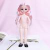 1 набор 30 см забавная красивая сверхлегкая пластиковая кукла с прямыми вьющимися волосами BJD тело игрушка для детей