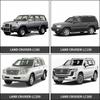 Для TOYOTA LAND CRUISER LC100 C200 LC300 LC80 Аксессуары Козырьки на окнах Защитный кожух от дождя Козырьки дверей Вентиляционные шторки Внешняя отделка Хром