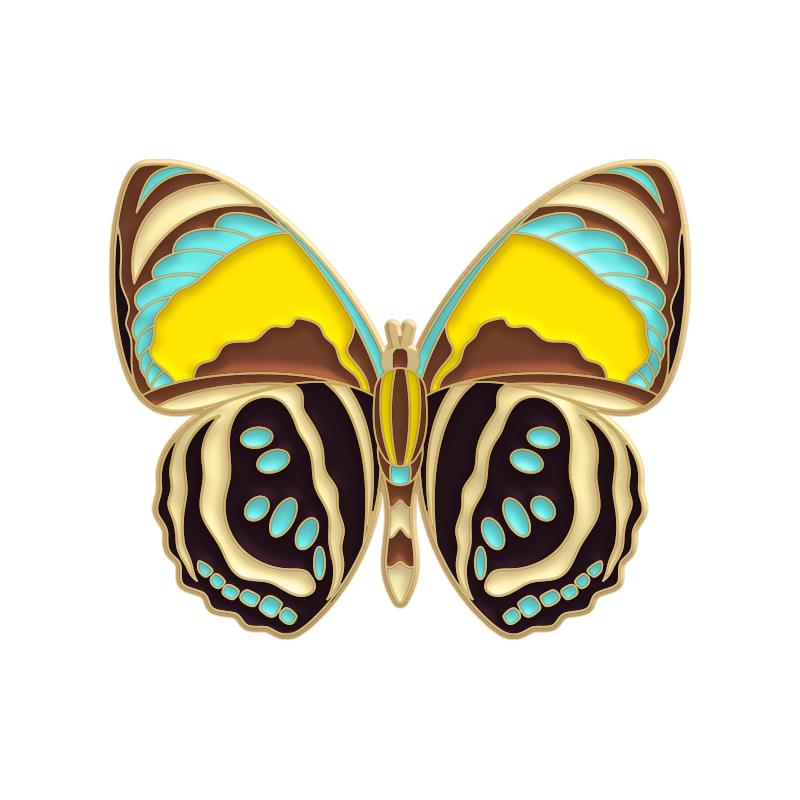 Cartoon Butterfly Collection Enamel Pins Colorful Butterfly Insect Moon Phases Moth Brooch Lapel Backpack Badge Jewelry Gifts