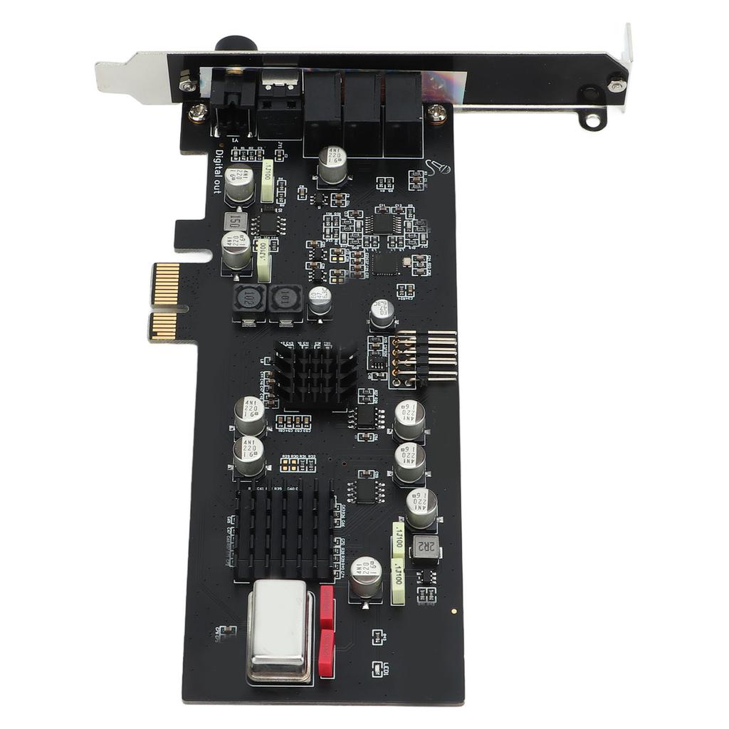Sound Card 24 Bit 96 Khz Optical Coaxial Decoder Audio Sound Card for Live Broadcasting Gaming