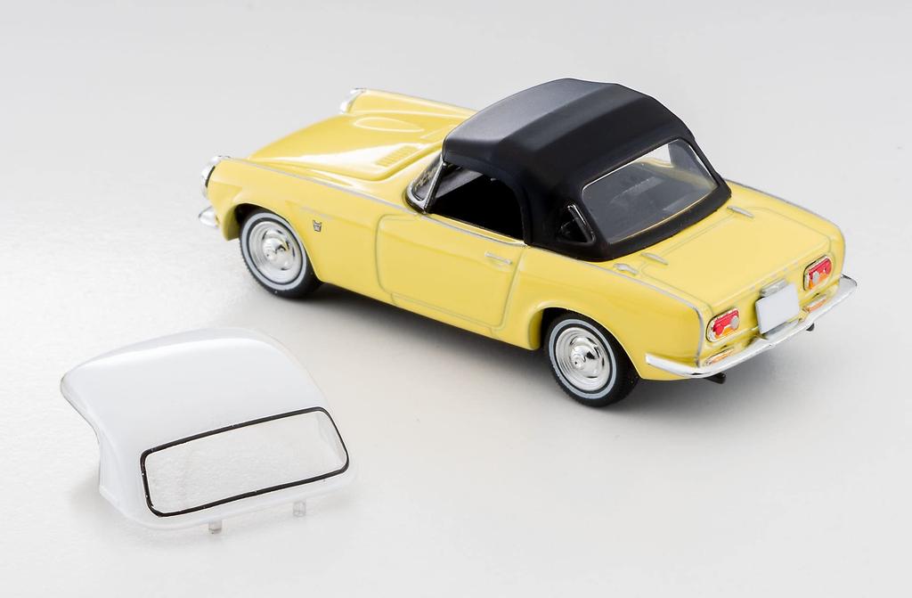 Tomytec Tomica Limited Vintage Scale Honda S800 Closed Top Yellow Finished Model 320173 1/64 LV-200b