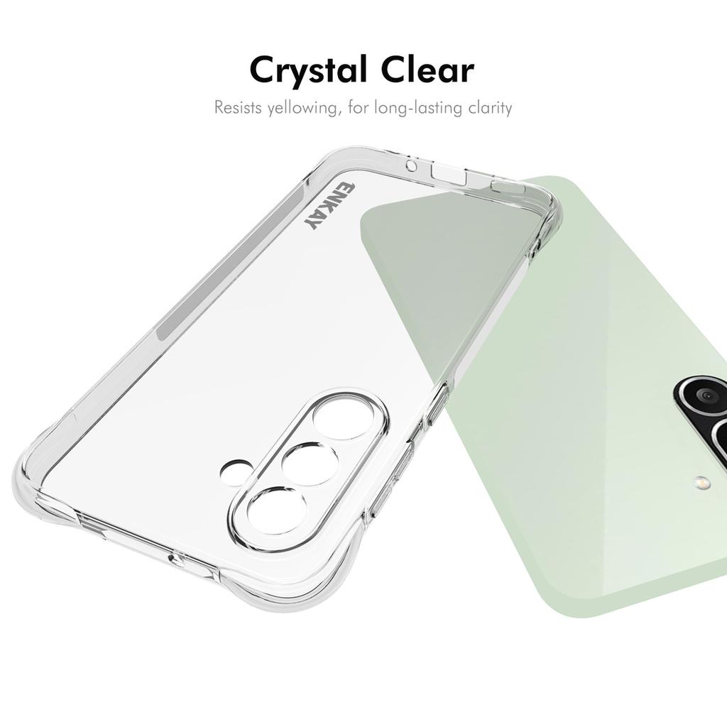 For Samsung Galaxy M56 5G Clear Phone Case ENKAY HAT PRINCE Shockproof Anti-slip TPU Cover