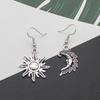 A Song of Ice and Fire Asymmetrical Sun, Moon, and Star Earrings