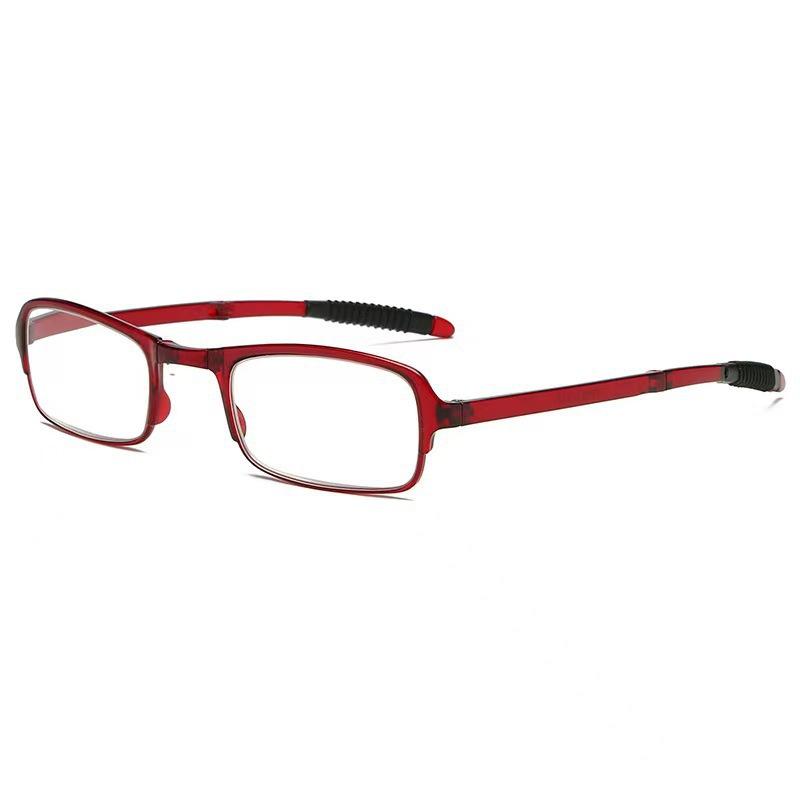 New folding reading glasses the elderly ultra-light portable reading glasses men's and women's anti-blue glasses I
