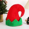 Thickened Elf Hat with Christmas Bell and Curved Horn for Pets