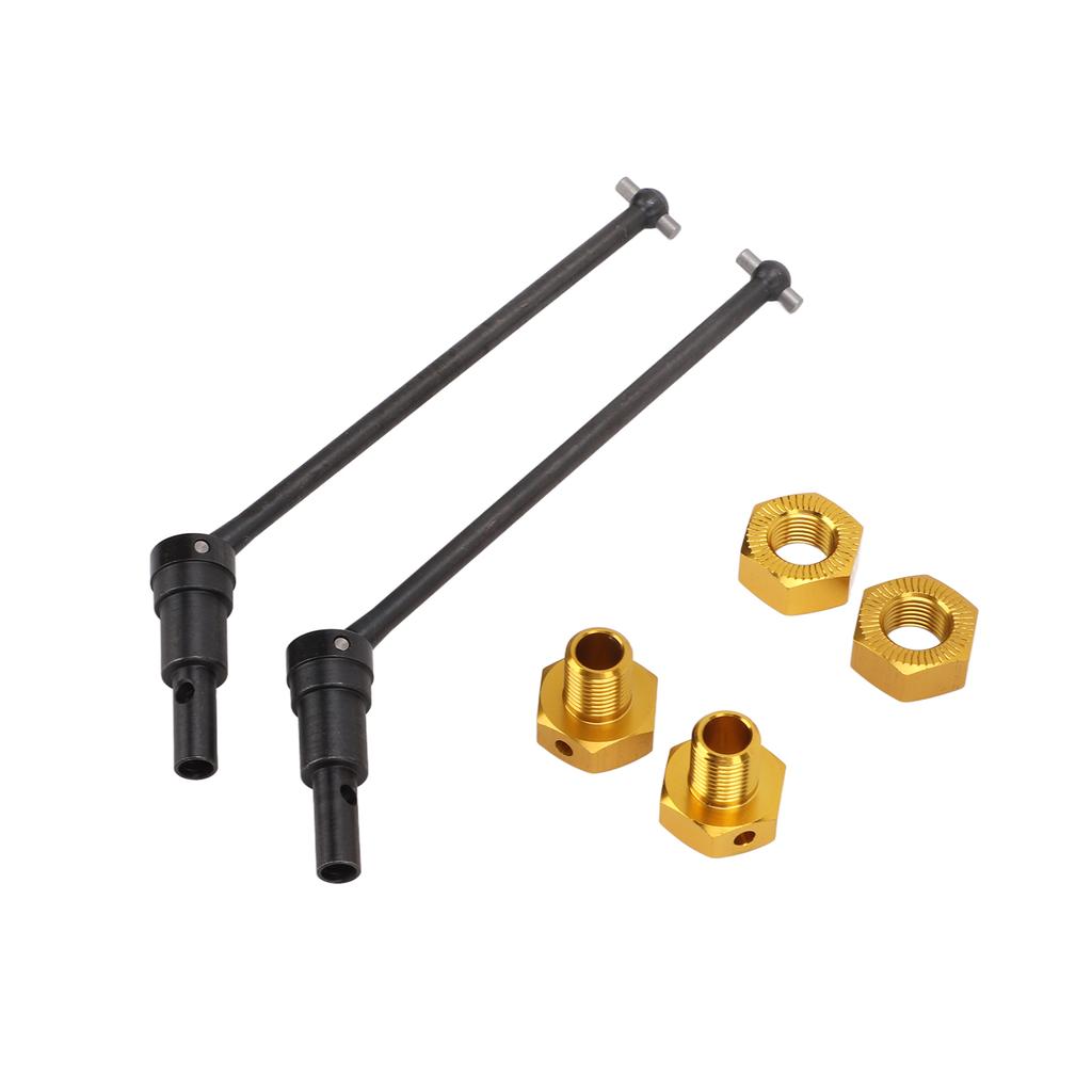 Metal Front and Rear Drive Shaft RC Drive Shaft for JLB 110 RC Car Parts AccessoriesGold