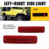 2X Красные корпуса задних боковых габаритных огней для Jeep Cherokee SJ 1974-1983 J0994021 V