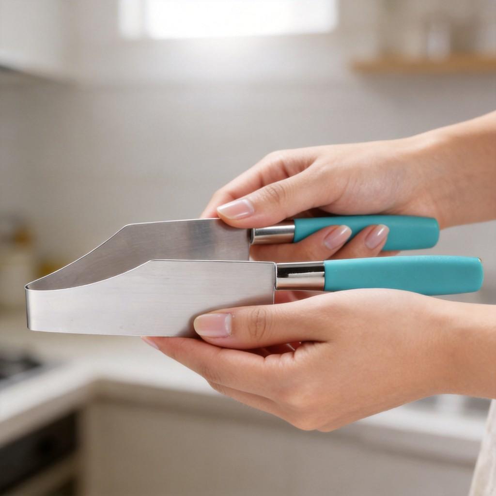 Современный треугольный инструмент для переноса торта из нержавеющей стали для пекарни и домашнего использования