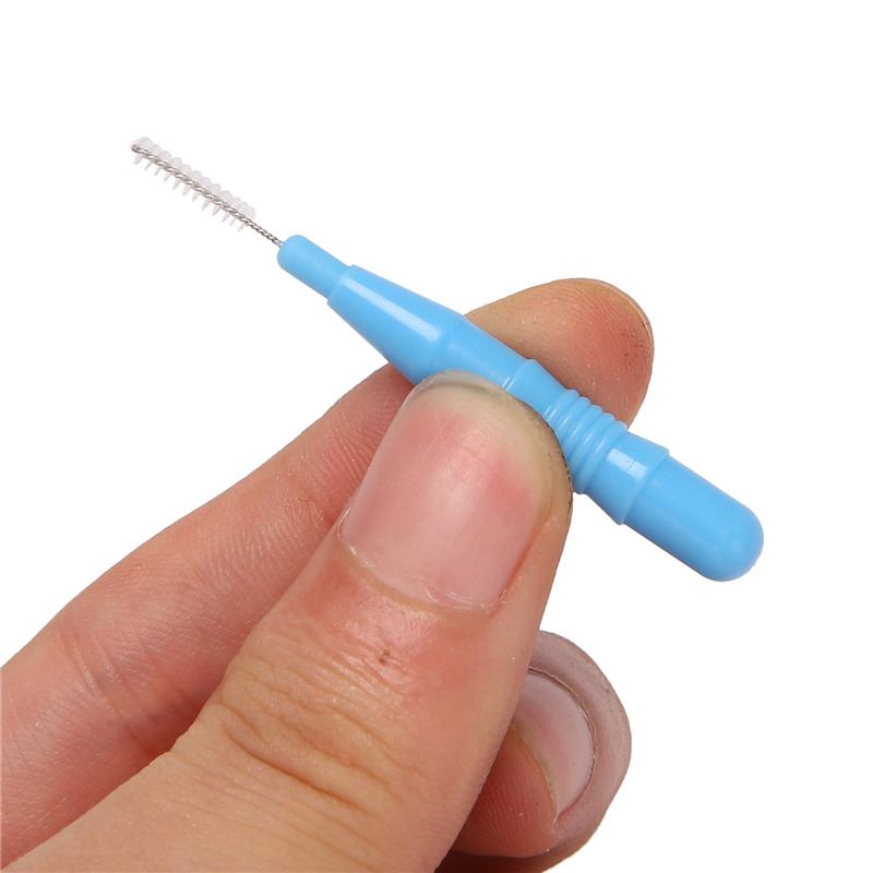 500Pcs Interdental Brush Teeth Soft Picks Tooth Floss Interdental Brush Refill Toothpick Cleaners