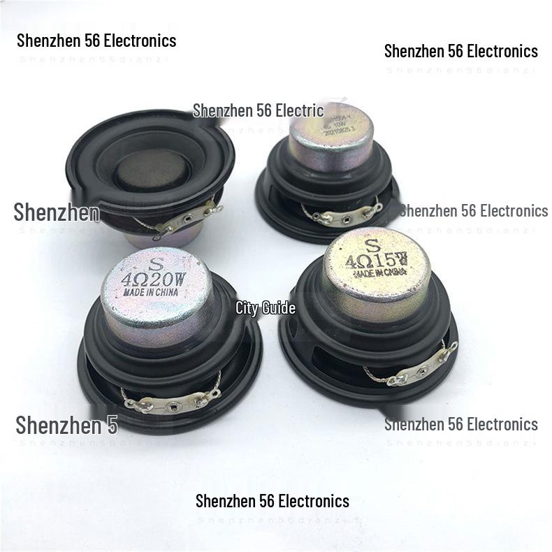 S Brand 2-дюймовый полнодиапазонный высокомощный квадратный вуфер 8 Ом 20 Вт с длинноходовой звуковой катушкой