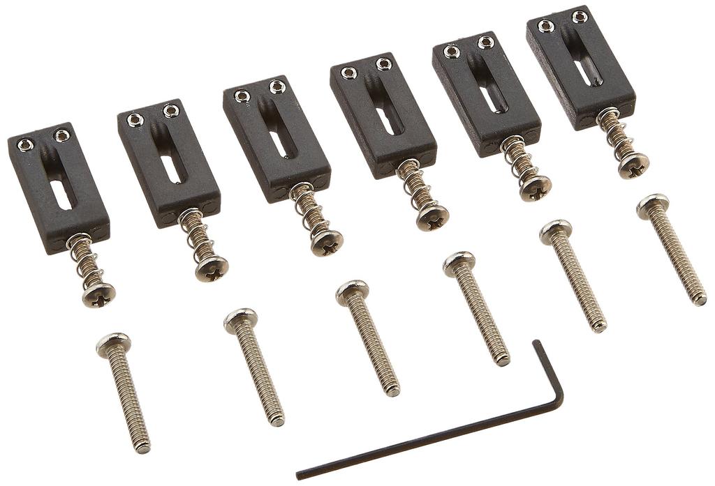 Graphtech STRING SAVER ORIGINALS FOR STRAT TELE 2 SPACING BRIDGE SADDLES PS-8000-00 & 1/16"