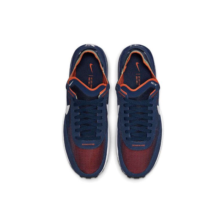 Nike Мужские кроссовки Waffle One Midnight Navy Orange Melon Tint Blue White DA7995-401