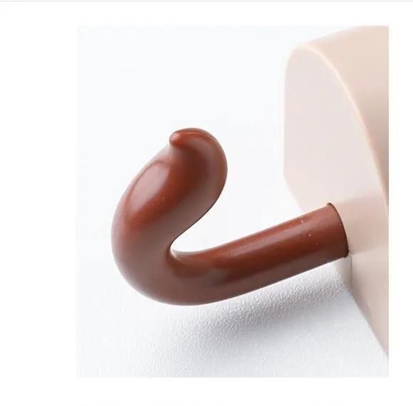 1 шт. Крючок-белка Вискозный крючок Без пробивания Бытовой Мультяшный Милый Декоративный Крючок для ключей на дверь Крючок для одежды