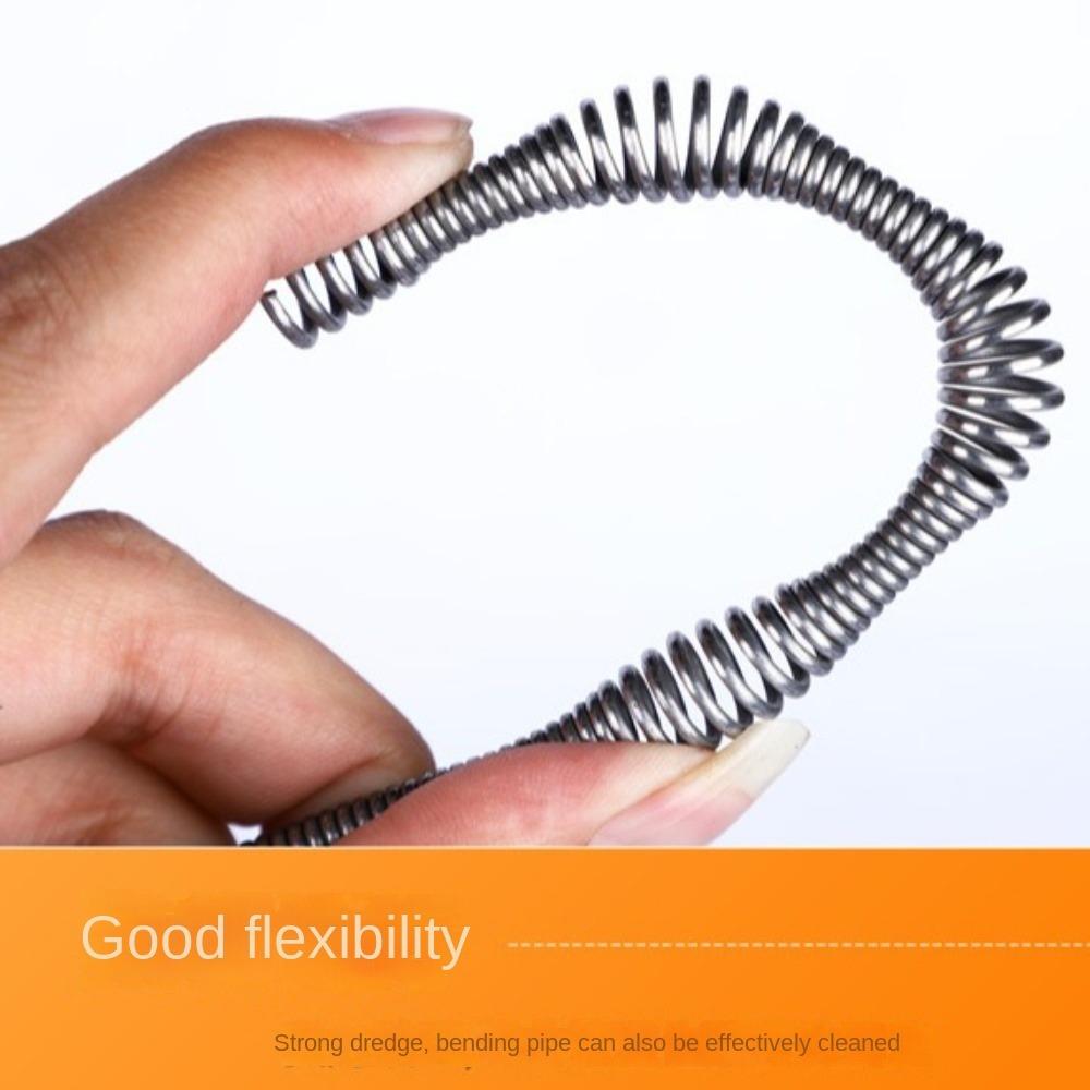 Flexible Plumbing Drain Snake Auger Professional Pipe Dredging Machine Bathrom Blockage