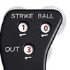 Бейсбольный кликер для судьи Компактный размер Эргономичная форма Нескользящая конструкция с 4 колесиками Удобный захват Бейсбольный счетчик-кликер с судьей