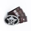Retro Belt Skull Pentagram Fashion Trend Personality Youth Belt Cowhide Belt