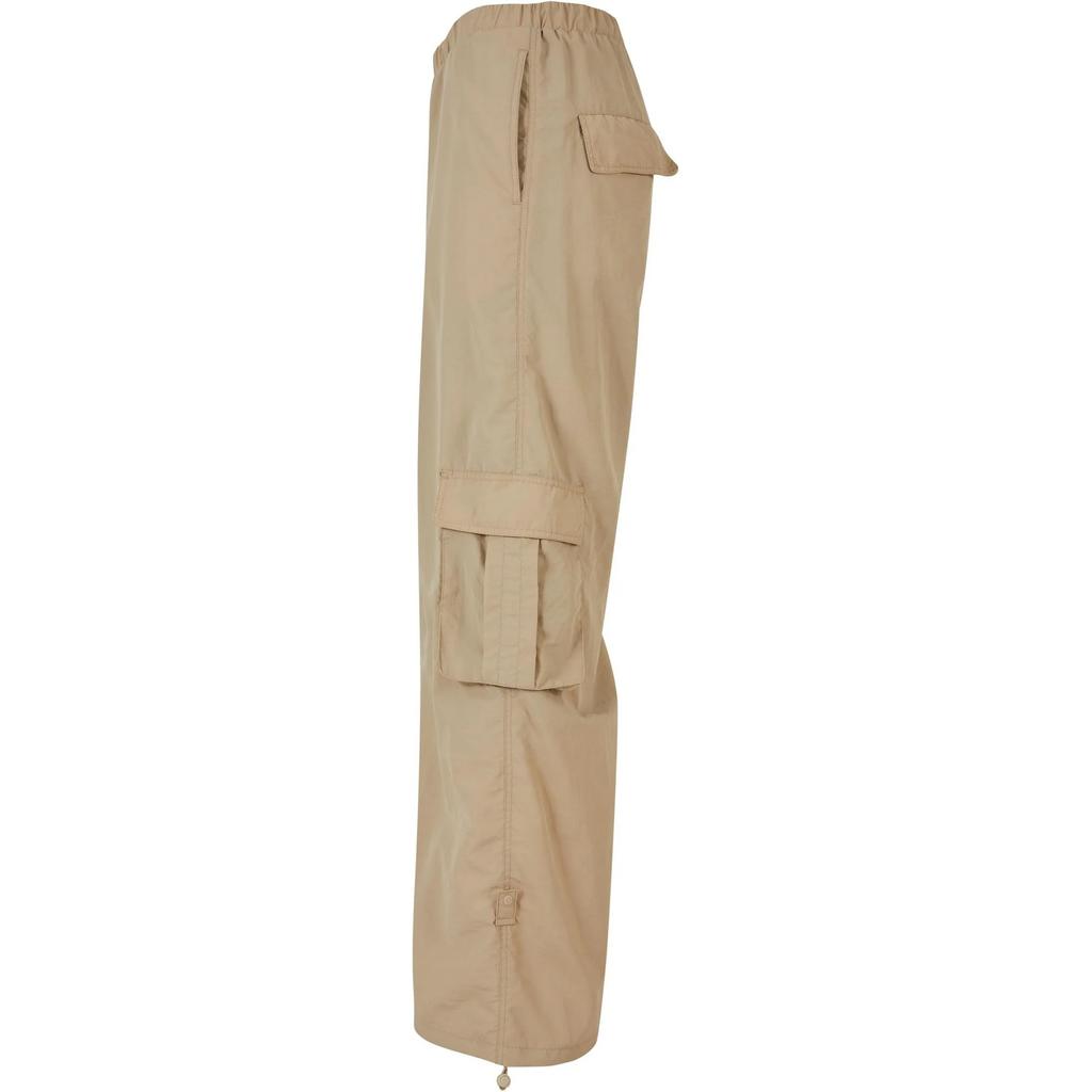 Urban Classics Womens/Ladies Nylon Crinkled Wide Cargo Trousers