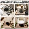 3D Optical Illusion Rug, Test & Play with Dog or Cat, Rug That Looks Like a Hole in The Ground, 3D Realistic Hole Rugs for Door Entrance, Bath, and