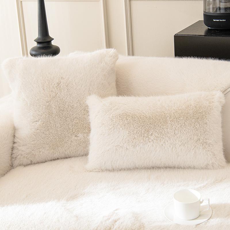 French Plush Sofa Cushion Winter Thickened Non-Slip Seat Cushions Simple Modern Cover Full Cover Towel