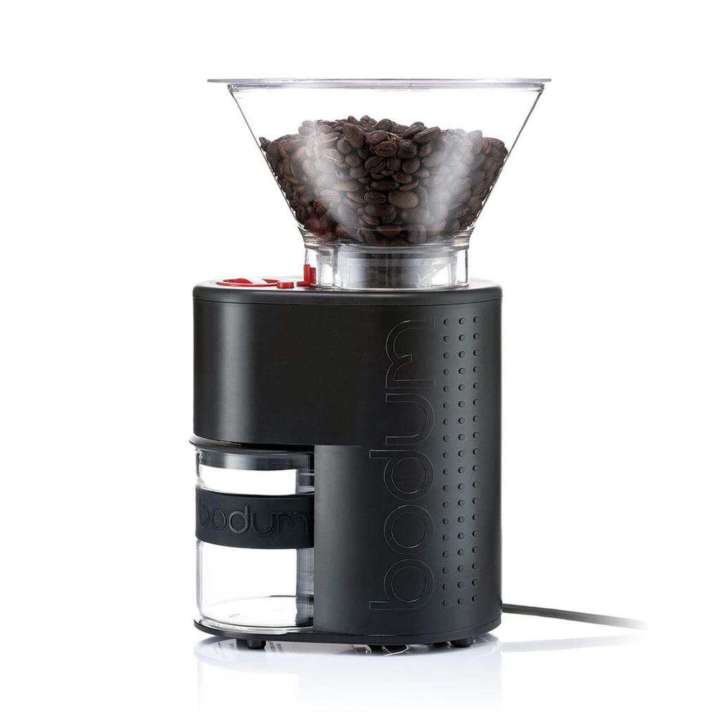 BODUM Coffee Electric Electric Coffee Conical Prevents Uneven Grind Adjustment Mill, Mill, BISTRO, Grinder, Black, Blade, Grinding, Anti-static,