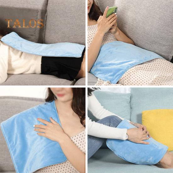 Электрическое одеяло с подогревом через USB, автоматическое отключение, мгновенное тепло для снятия спазмов и болей в спине, большой размер, грелка для шеи и плеч, сухая тепловая терапия