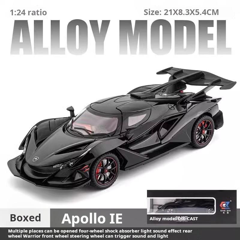 Масштаб 1/24 Apollo IE Суперкар Сплав Лимузин Литая Модель Автомобиля Игрушка Звук Свет Оттянуть Ребенка Подарок на День Рождения Коллекция Домашний Декор