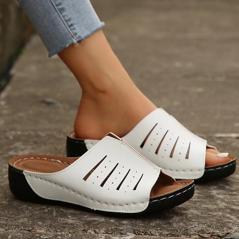 Летняя обувь Женские сандалии Платформа Женская обувь Слипоны Женская обувь Клиновидная Женская обувь Пляжные Женские тапочки Обувь Женская