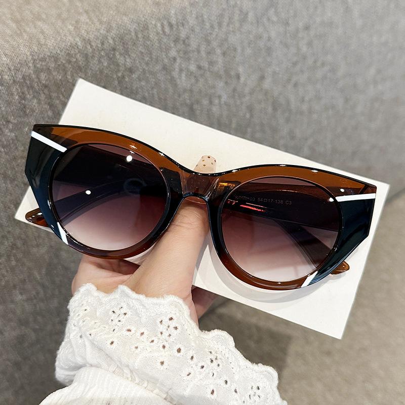 Солнцезащитные очки формы «кошачий глаз» для женщин, европейская американская мода, мужские солнцезащитные очки для путешествий, походов, рыбалки, женские