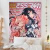 Puella Magi Madoka Magica Классический Фильм Хиппи Гобелен Гостиная Дом Общежитие Декор Кавайная Комната Украшение Настенное Полотно