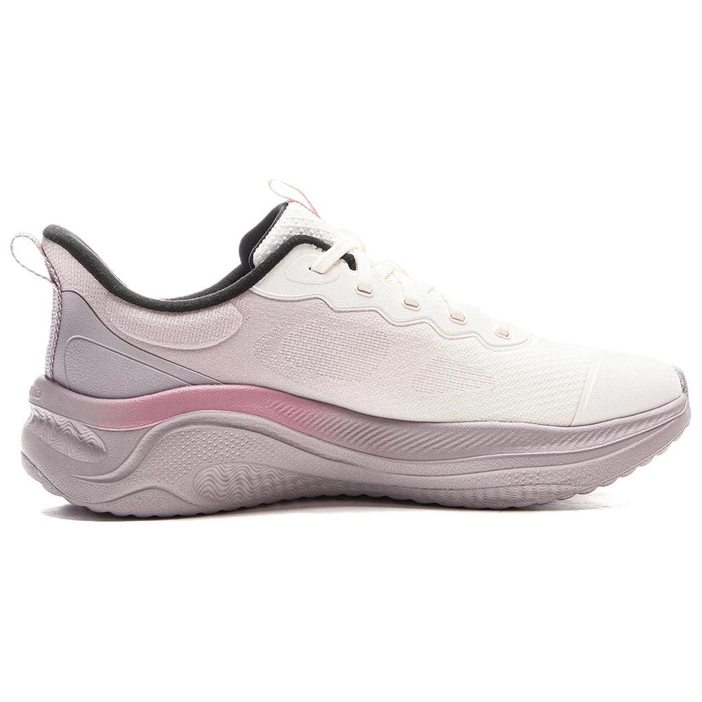 Li Ning Soft Go 2 Wms Simple Retro Shock Absorbing Lightweight Low Top Casual Shoes Women Sneakers AGLV064-1
