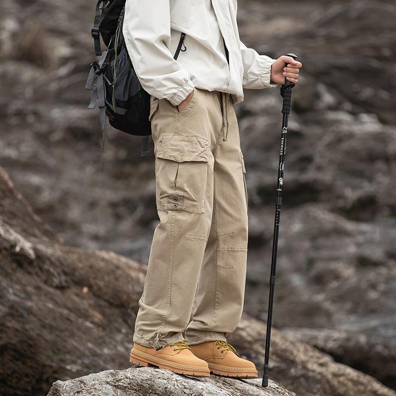 Новый комбинезон мужская одежда горные виды спорта свободный тонкий функциональный комбинезон повседневные брюки уличный тренд мужской высокий стиль