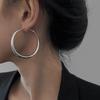European and American Exaggerated Large Circle Earrings for Women's 2024 New High-end Versatile Fashion Earrings