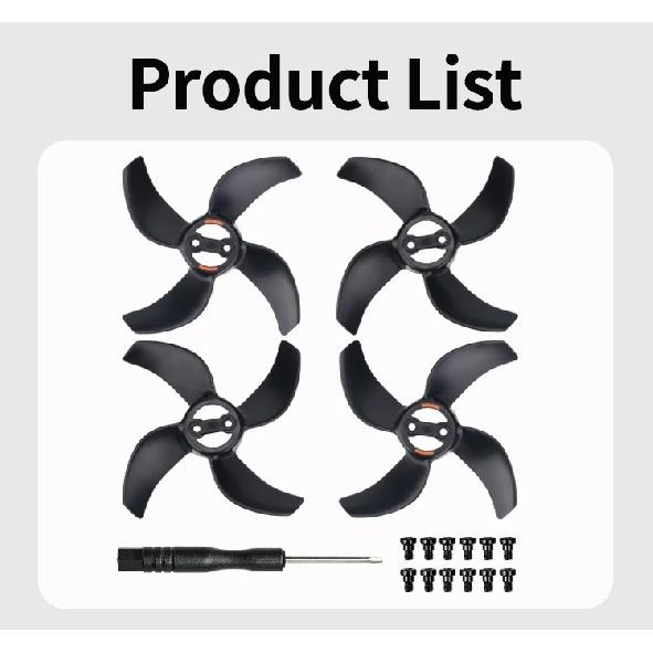 for DJI Avata 360 Drone Quick‑Release Low‑Noise AVATA360 3340S Propeller Blades Llight Weight Drone Accessories