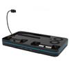 PS5 Slim Console Cooling Station Accessories with 2 Cooling Fan & 2 Controller Charging Station,Cooling Stand with RGB Light,Headset Holder,3 USB