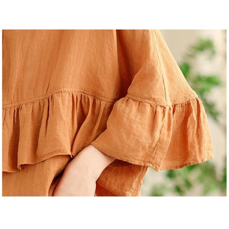 Новая футболка больших размеров, летняя винтажная женская, с коротким рукавом, однотонная, свободная, повседневная, базовая футболка большого размера