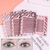 Soft Grafting Fake Lashes 5/10 Rows Black Stems False Lashes V-Shape Diy Eyelash Extension Women