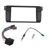 One or Double Din Radio Fascias for BMW 3 Series E46 1998-2005 DVD Stereo Panel Dash Mount Refitting Trim Kit Frame CD Bezel