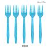 Disposable Knife Fork Spoon Cutlery Set Pink Blue Disposable Tableware Birthday Party Decorations Wedding Baby Shower Supplies