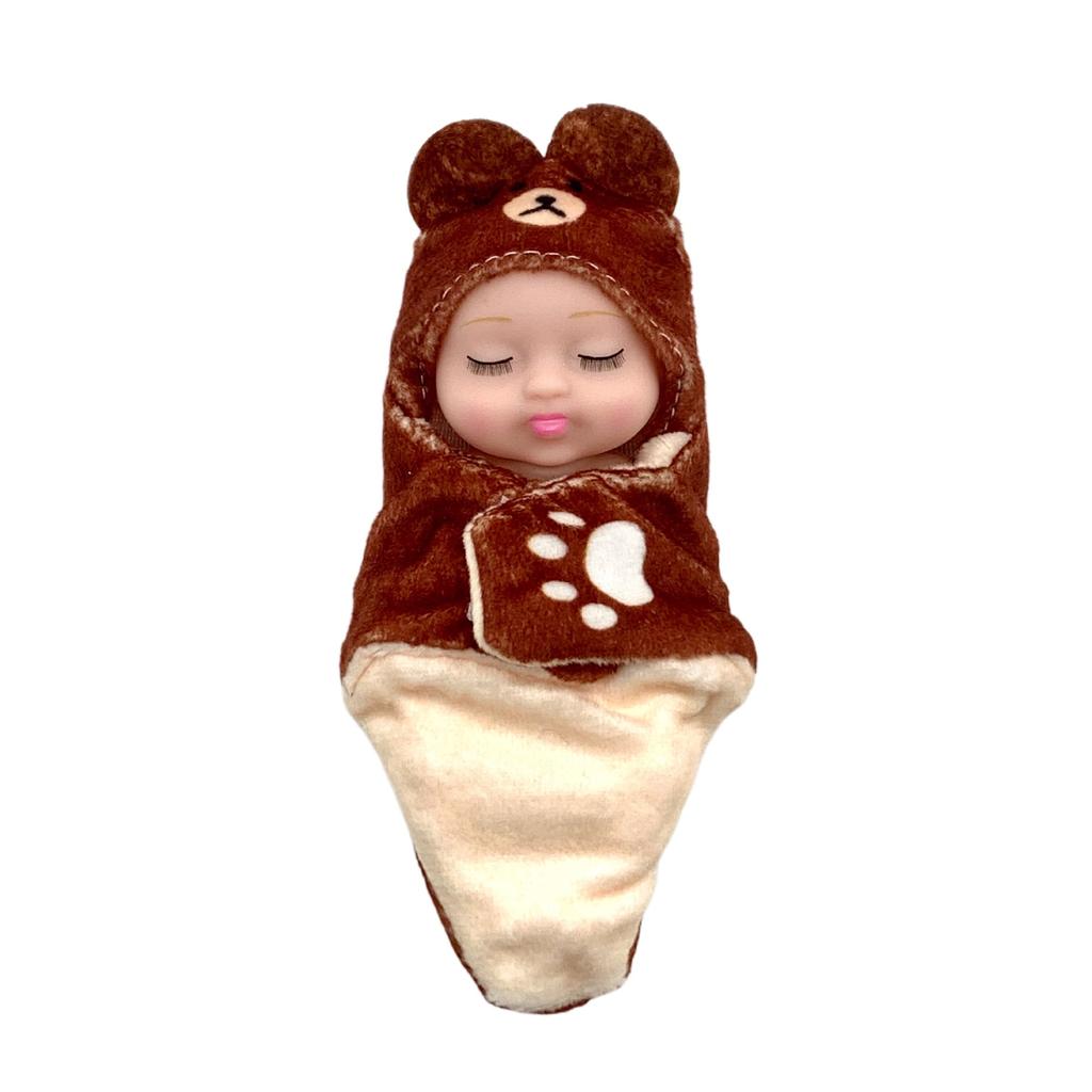 Toy 4 Inch Mini Sleep Rebirth Doll Palm Small Doll Gift Box Set Doll Bjd Doll