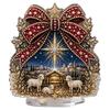 Настольные украшения для рождественских и зимних праздников, Алмазная мозаика (искусственный бриллиант), Набор для творчества DIY, Декор из акриловых страз, Подходит для начинающих