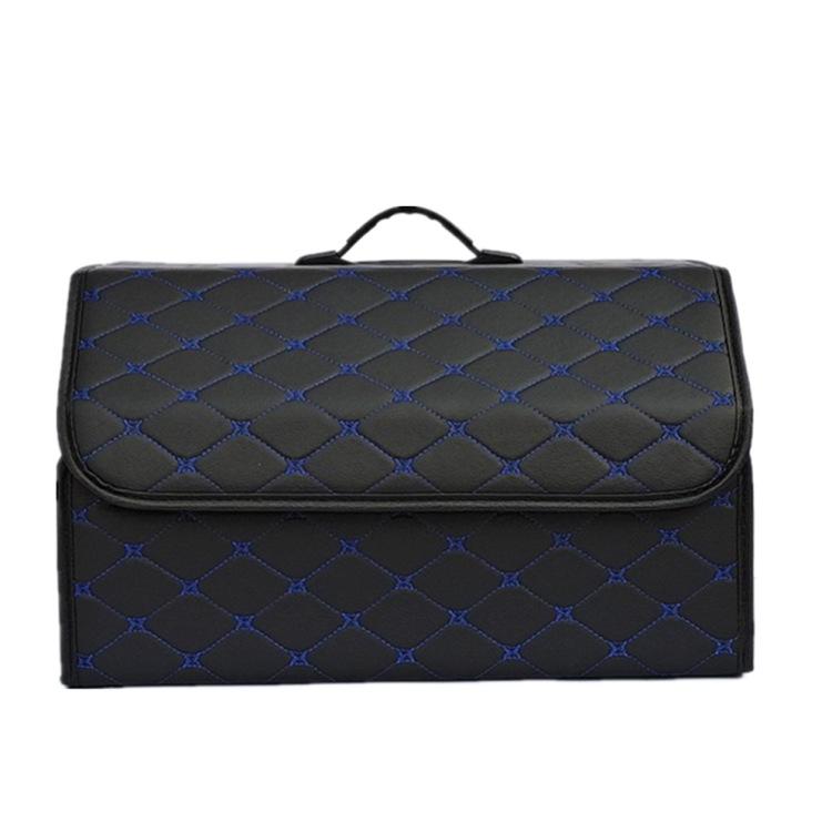 Handheld car storage box leather folding storage box multifunctional car storage box organizing box