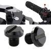 Mirror Hole Cover Caps M10 x 1.25 Positive Screw + Reverse Screw Motorcycle Mirror