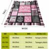1pc Birthday Gift Blanket For Women, Pink Birthday Flannel Blanket Gifts For Women, Birthday Gift Ideas Throw Blanket For Women, Happy Birth