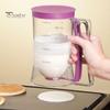 Pancake Batter Dispenser BPA Free Leak-Free Design Easy To Clean Precise Measurement Lines Ergonomic Handle Kitchen Utensil for Pancakes Waffles
