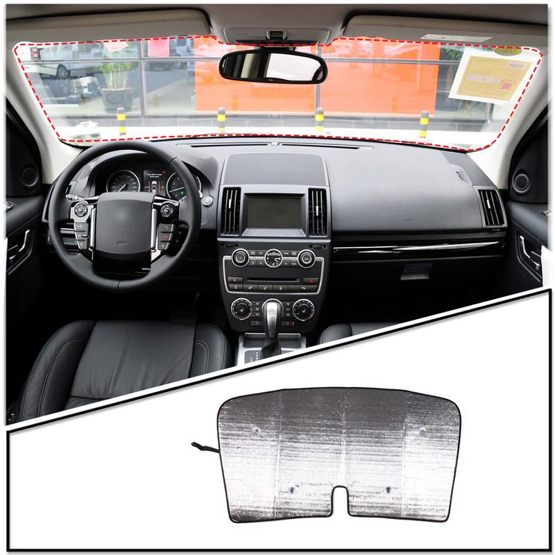 Для Land Rover Freelander 2 2007-15 Алюминиевая фольга лобовое стекло автомобиля полное стекло солнцезащитный зонтик автомобиль