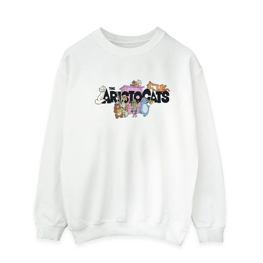 Disney Mens The Aristocats Music Logo Sweatshirt