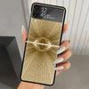 Священный Глаз Гора Египет Фреска Жесткий ПК Чехол для Телефона для Samsung Galaxy Z Flip 6 5 4 3 Черная Крышка ZFlip6 Flip5 Flip4 5G Складной